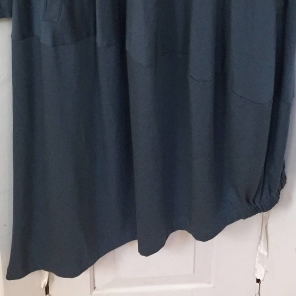 Peruvian Connection Blue Long Sleeve Dress - Picture 3 of 16